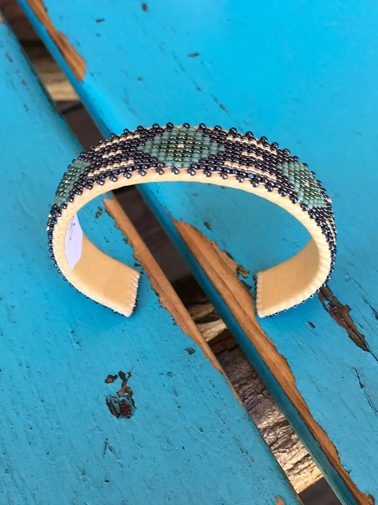 Kelly Etkie Glass Bead Cuff