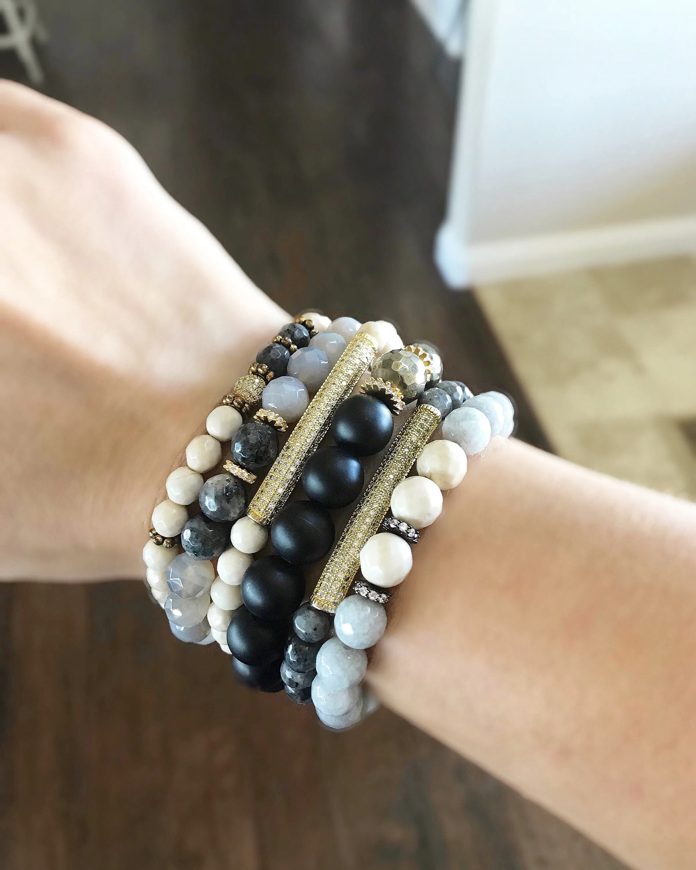 KENNEDY GUNMETAL gray jade/riverstone