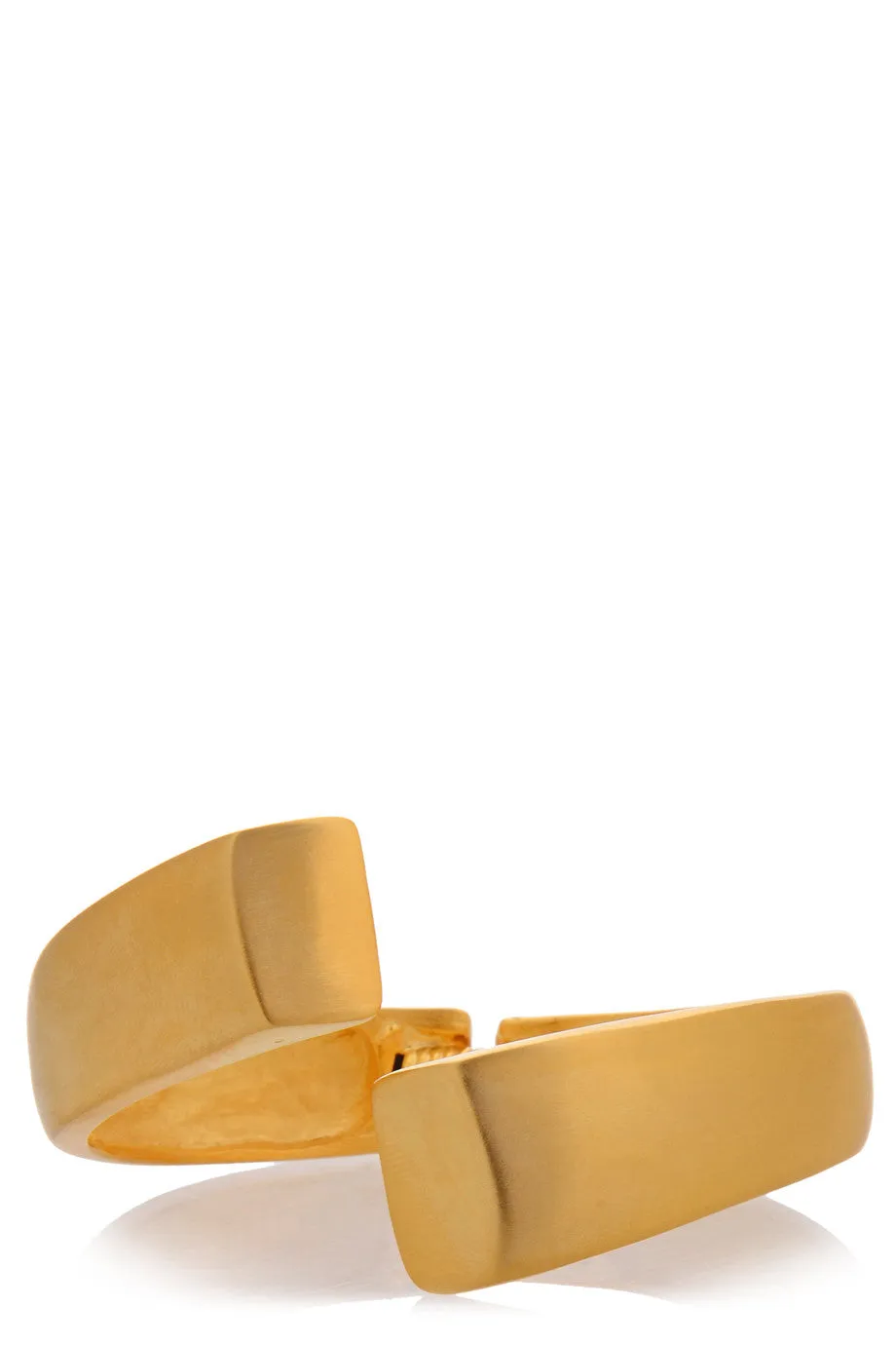 KENNETH JAY LANE ISSA Gold Matte Cuff