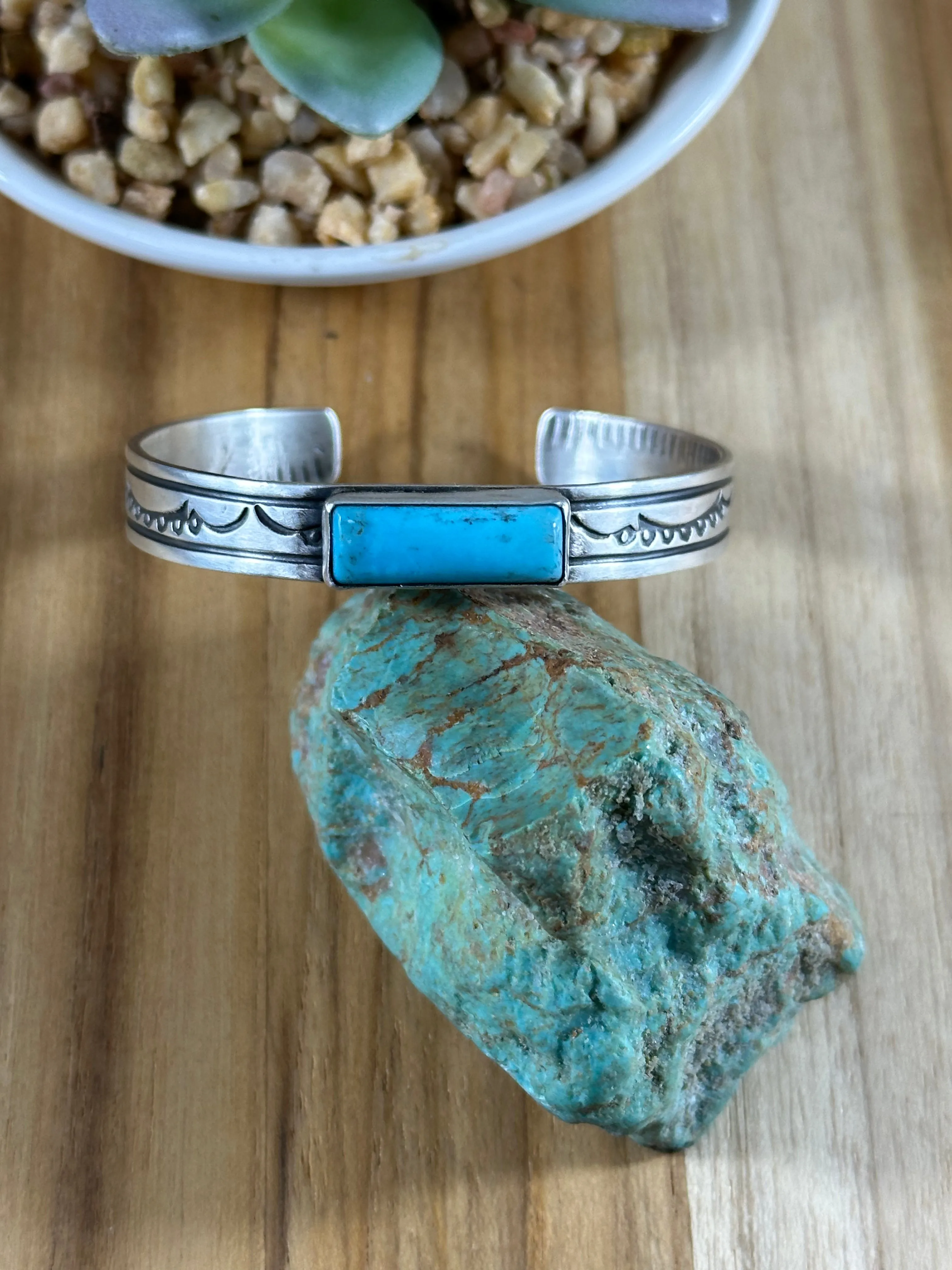 Kingman Stone Cuff