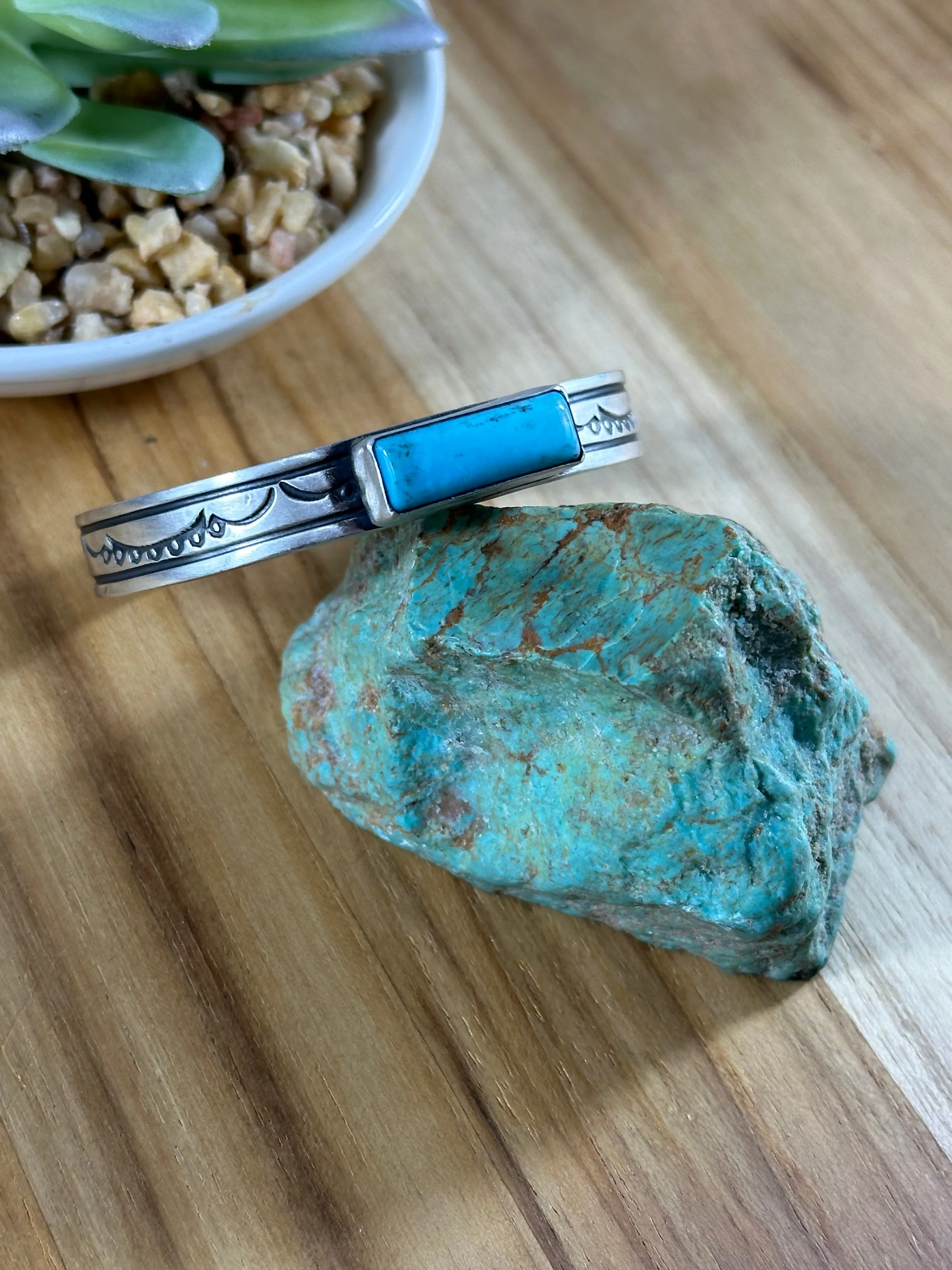 Kingman Stone Cuff