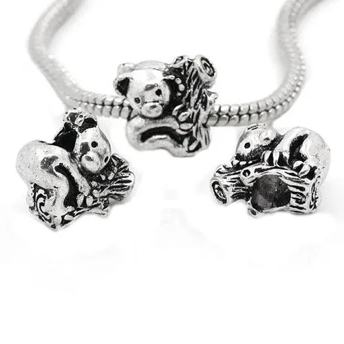 Koala Hugging Tree European Bead Compatible for Most European Snake Chain Bracelet