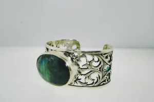 Labradorite Braclet in Sterling Silver