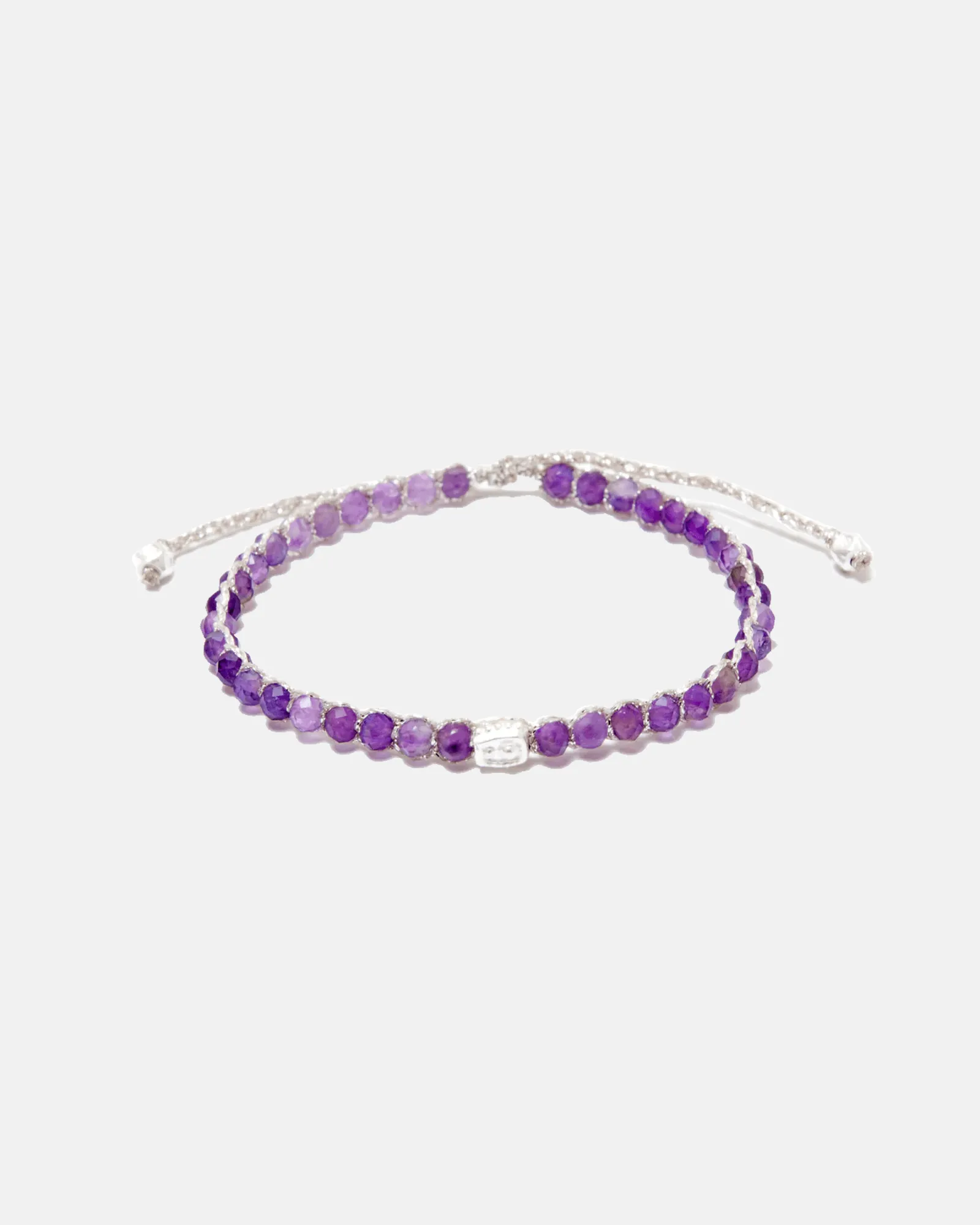 Light Amethyst  Bracelet | Silver