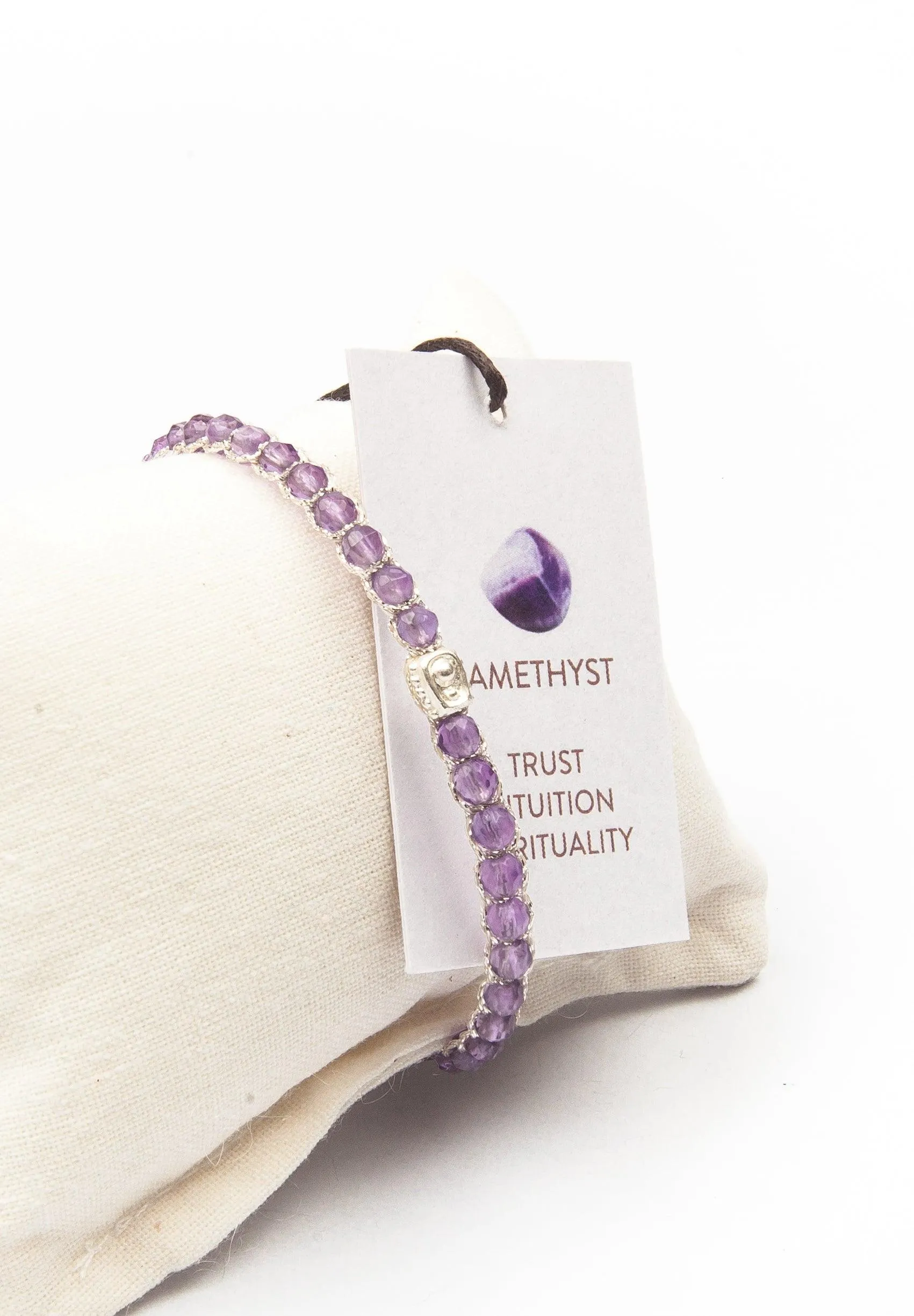 Light Amethyst  Bracelet | Silver