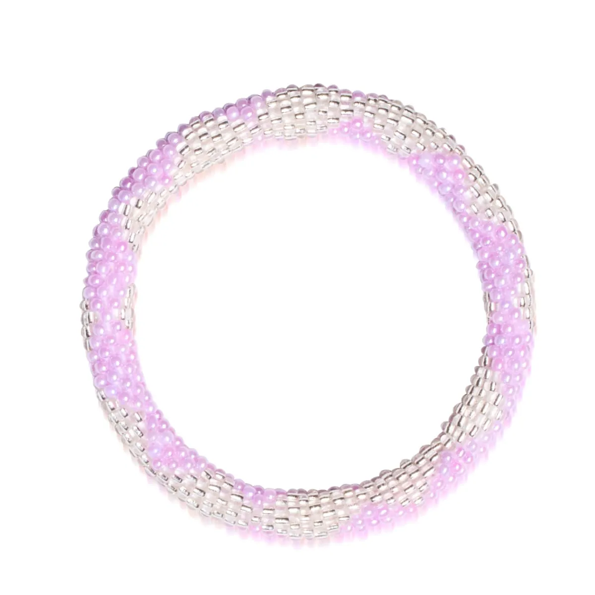 Lilac Dreams | Himalayan Glass Bead Bracelet