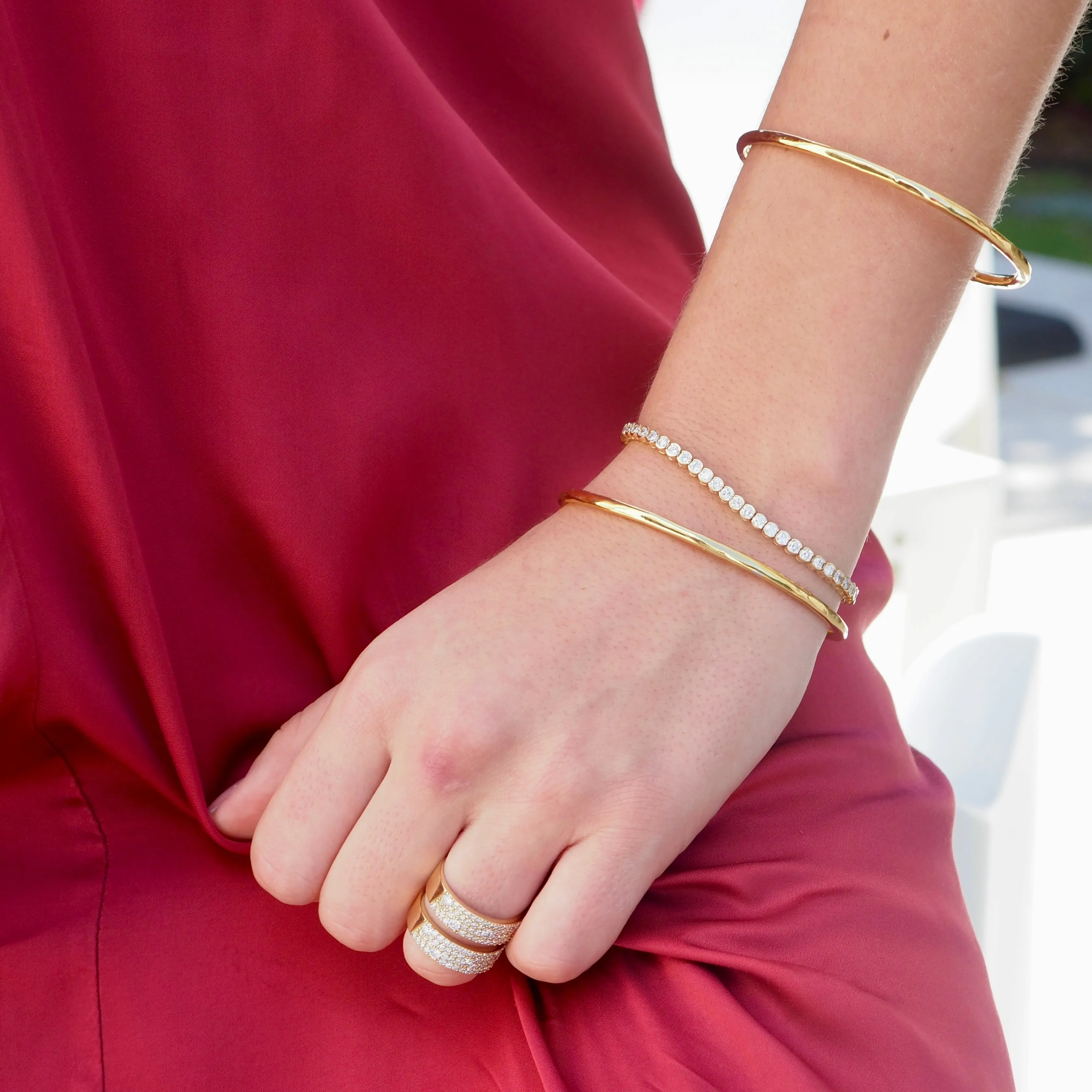 LILIA BAGUETTE TENNIS  BRACELET