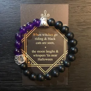 Limited Edition Ghost Halloween Paw Bracelet