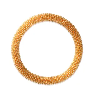 Lines in the Sand | Himalayan Glass Bead Bracelet