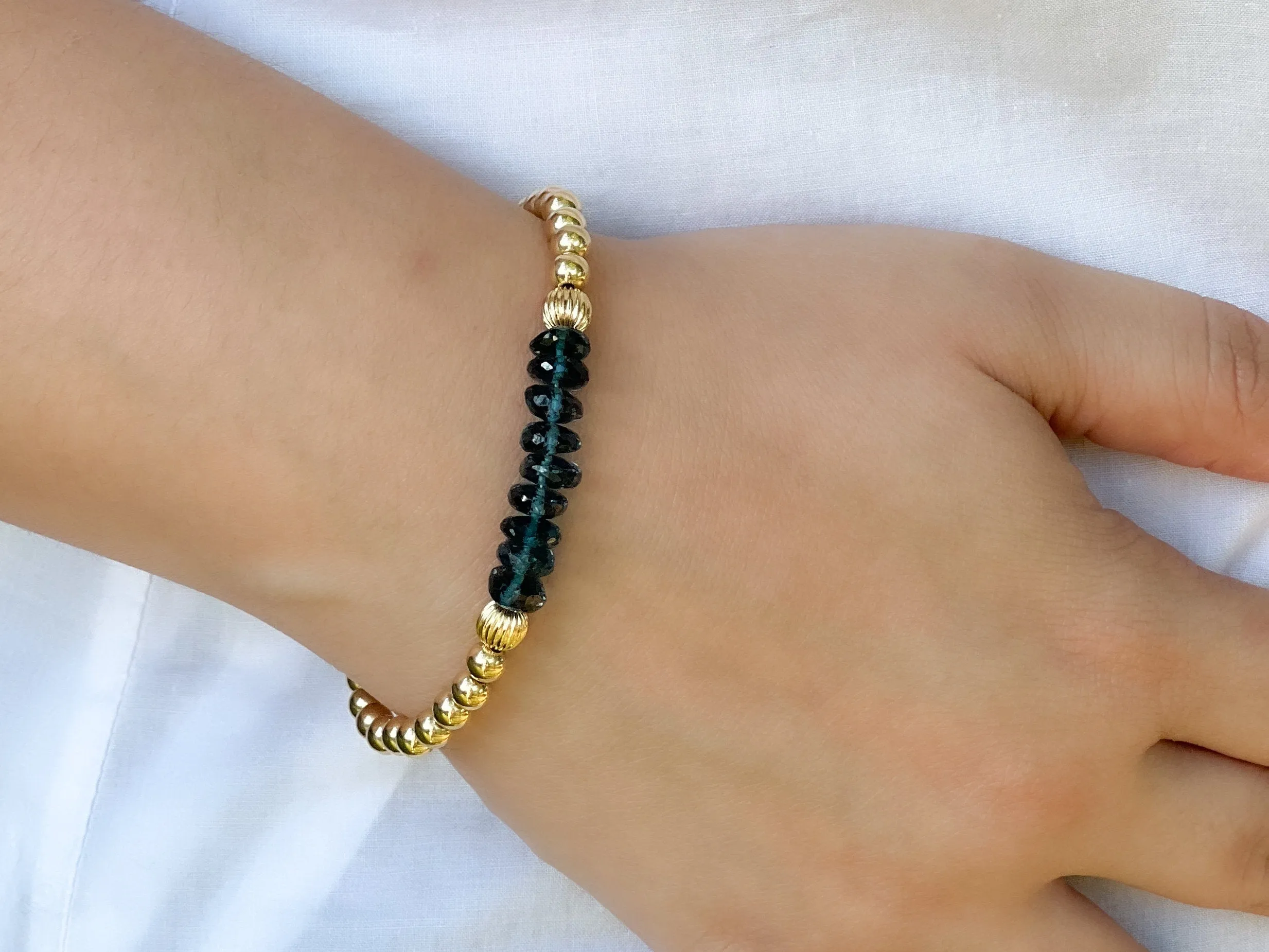 London Blue Bar Bracelet