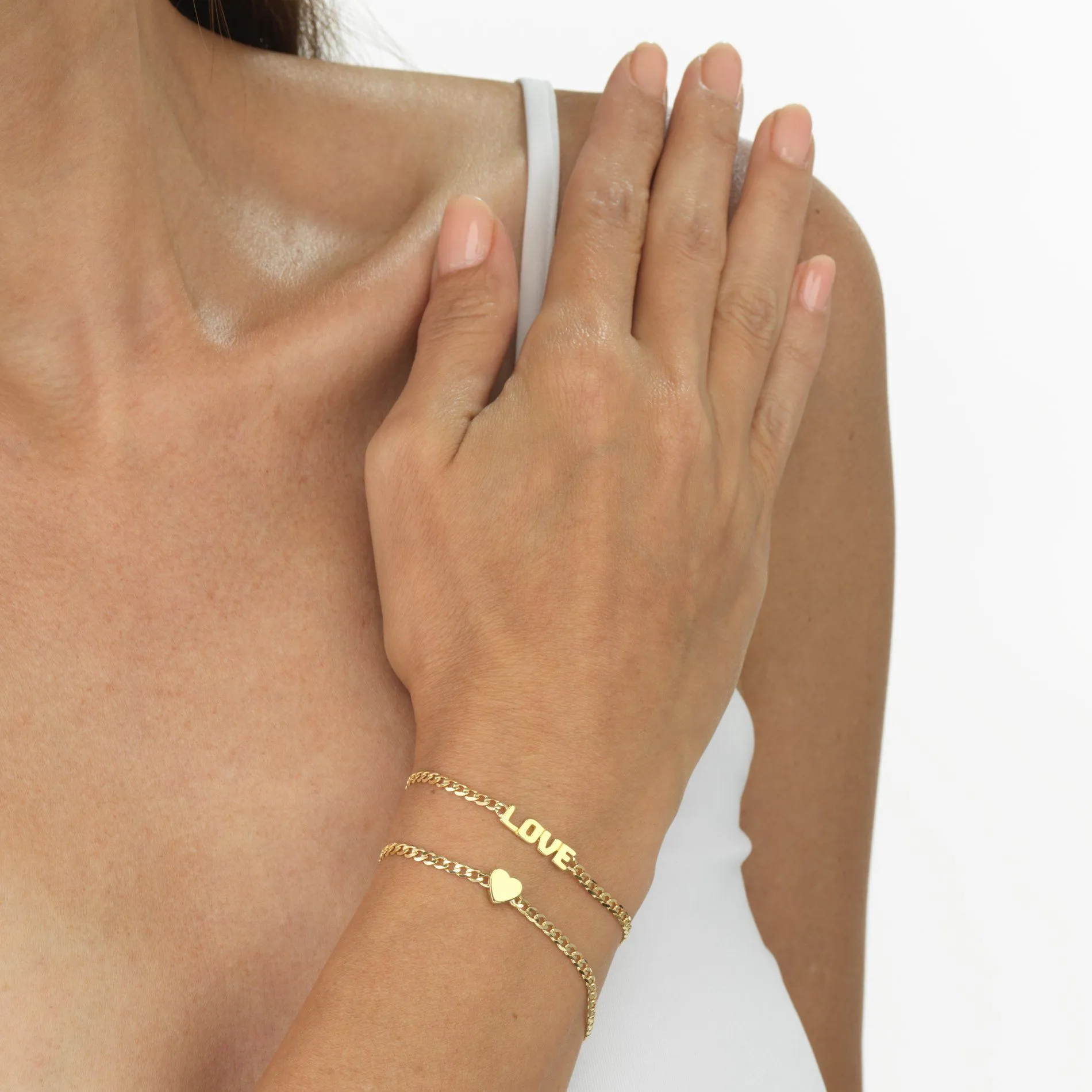 Love Chain Bracelet 14K