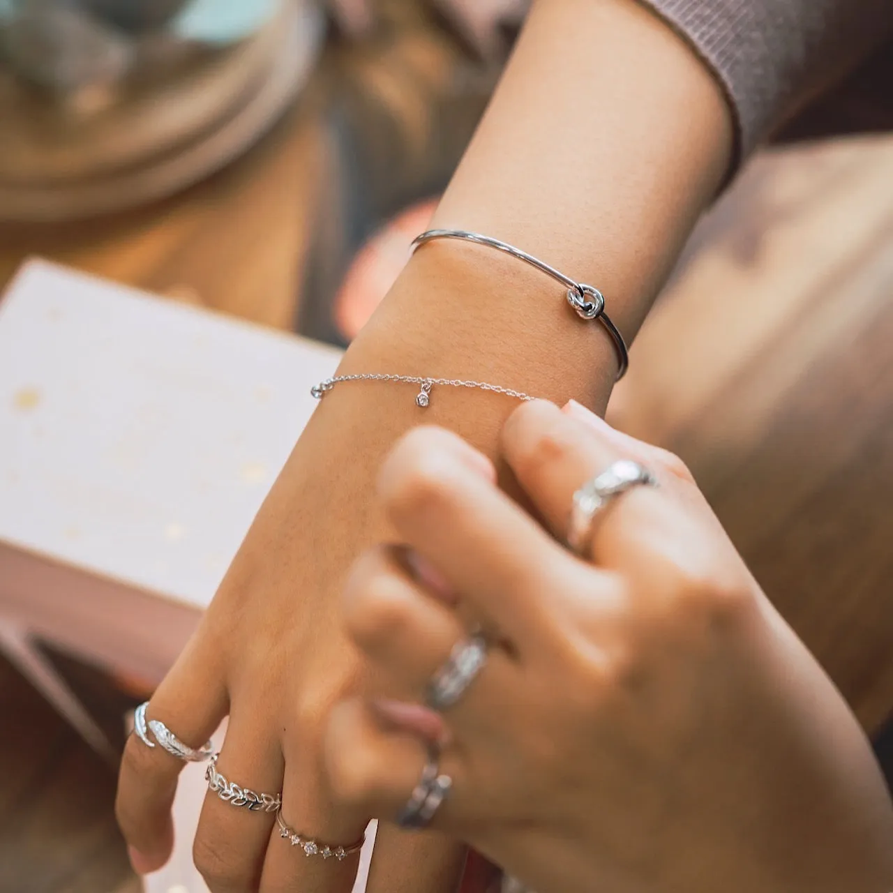 Love Knot Cuff Bangle