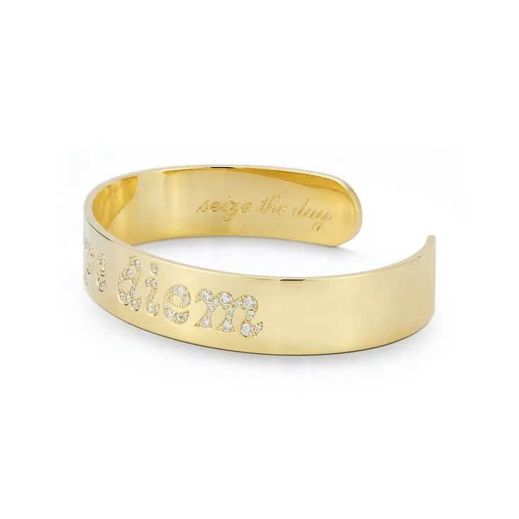 Love Notes Carpe Diem Diamond Cuff