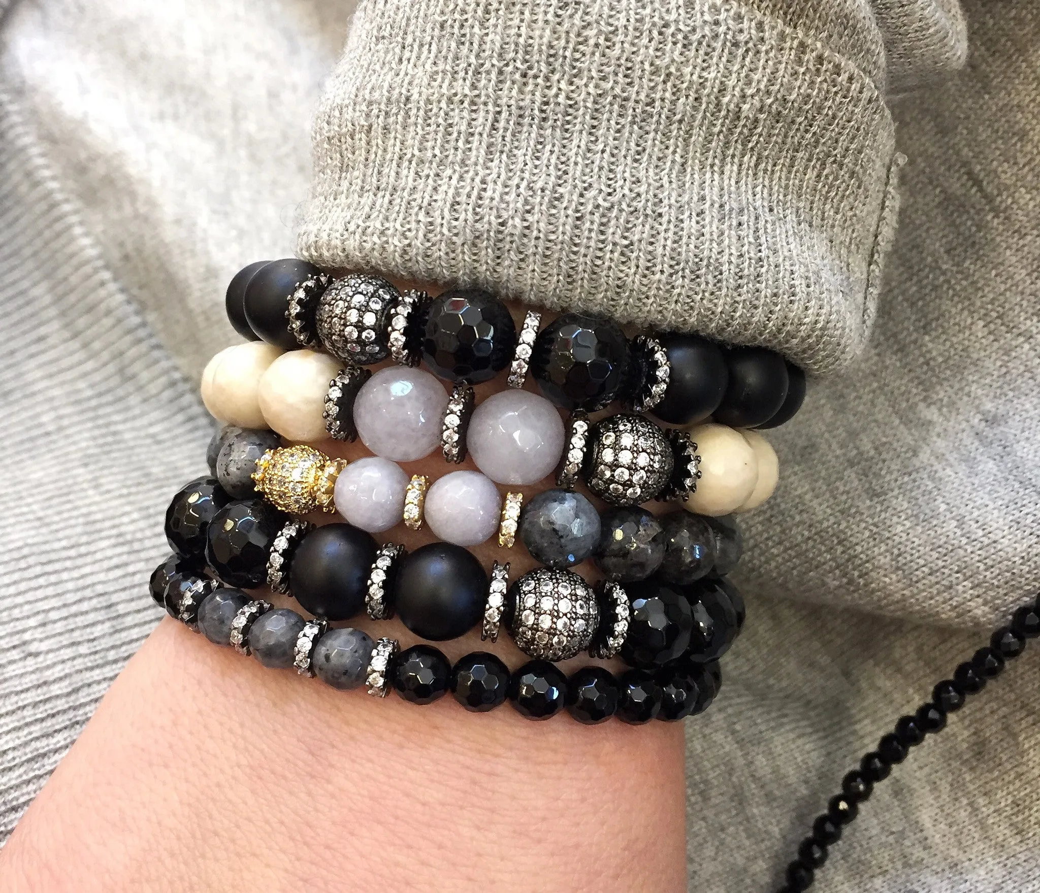 LYLA GUNMETAL riverstone/gray jade