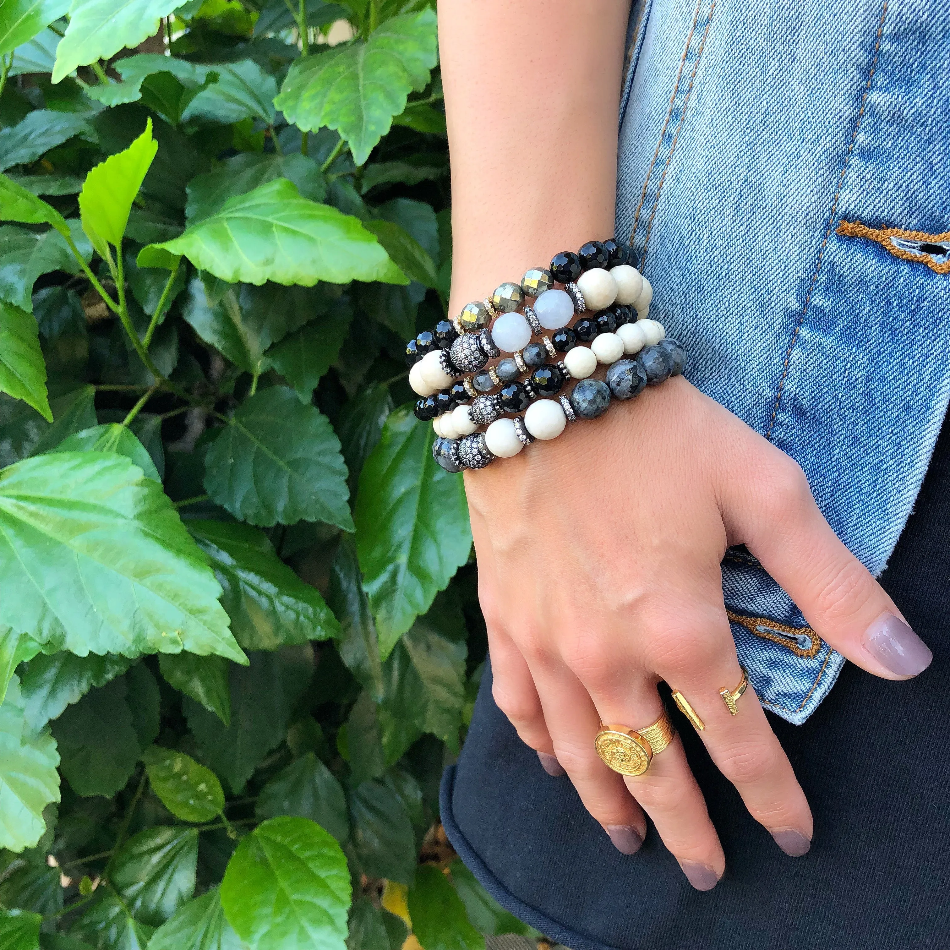 LYLA GUNMETAL riverstone/gray jade