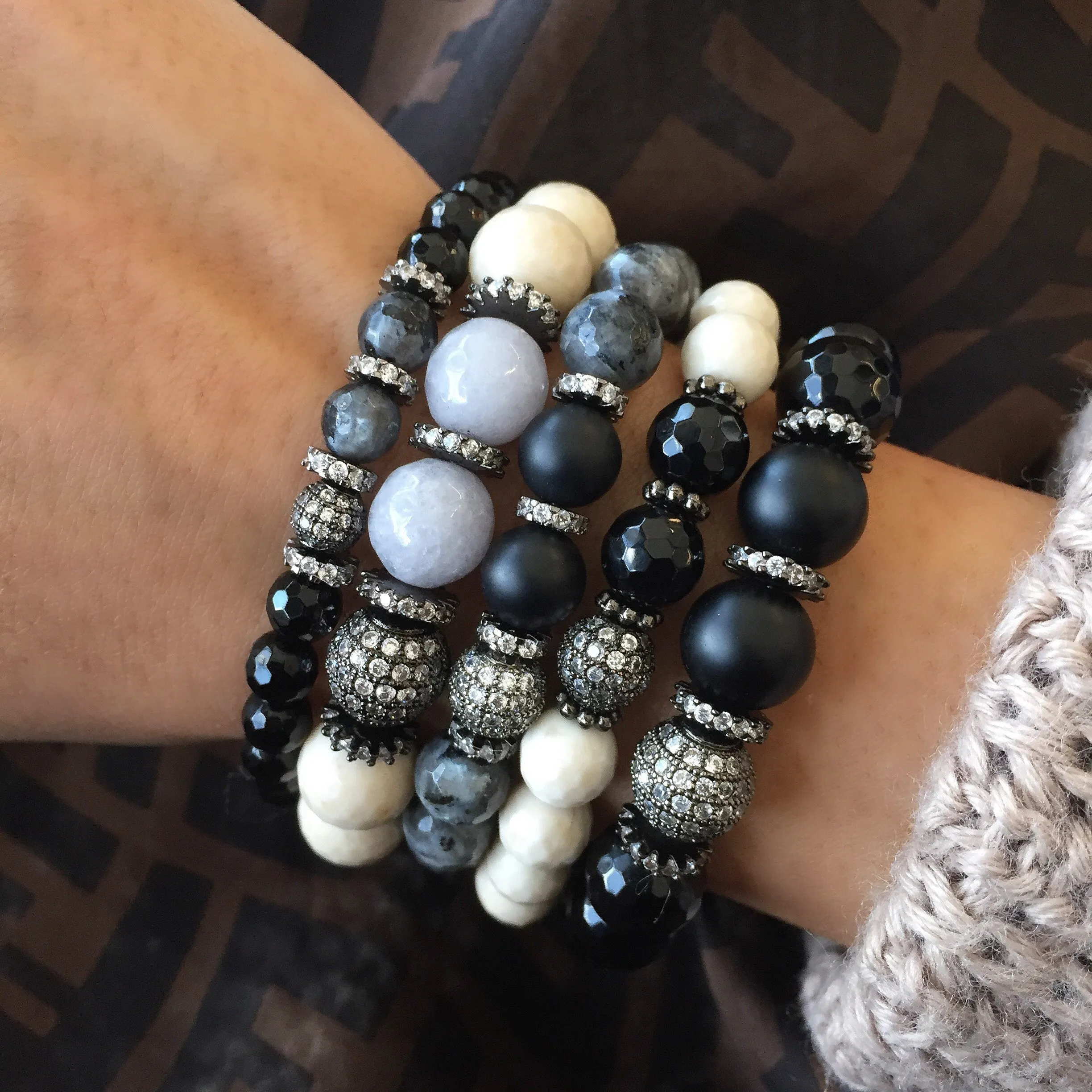 LYLA GUNMETAL riverstone/gray jade