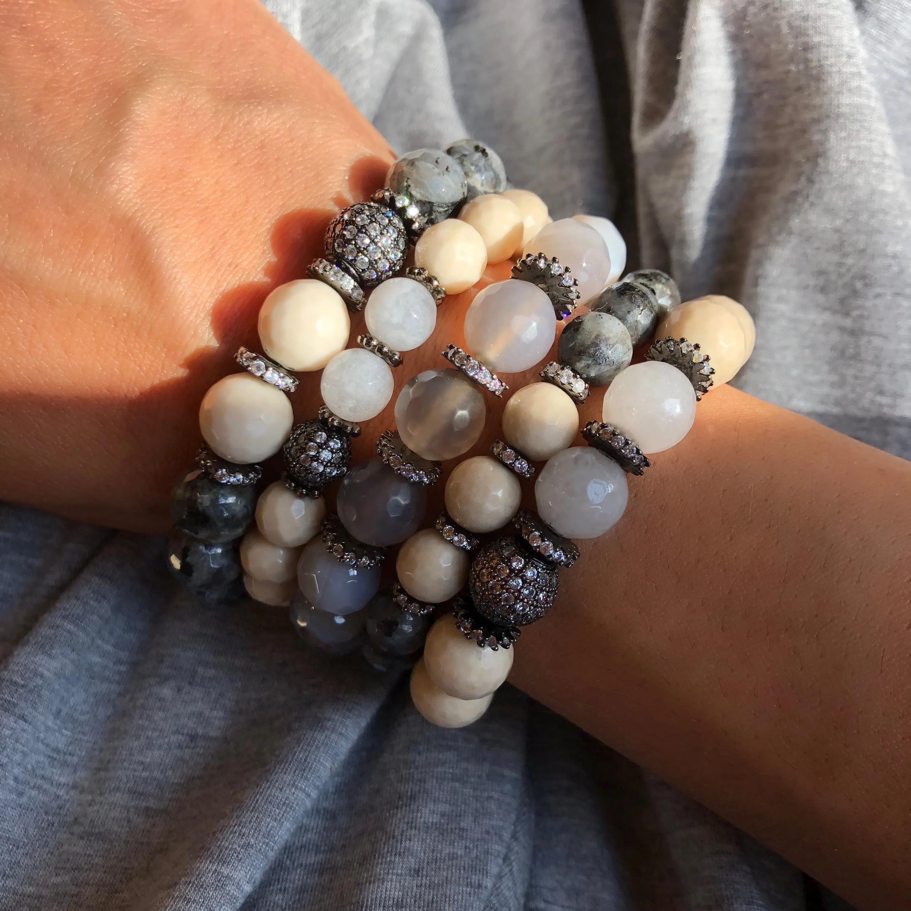 LYLA GUNMETAL riverstone/gray jade