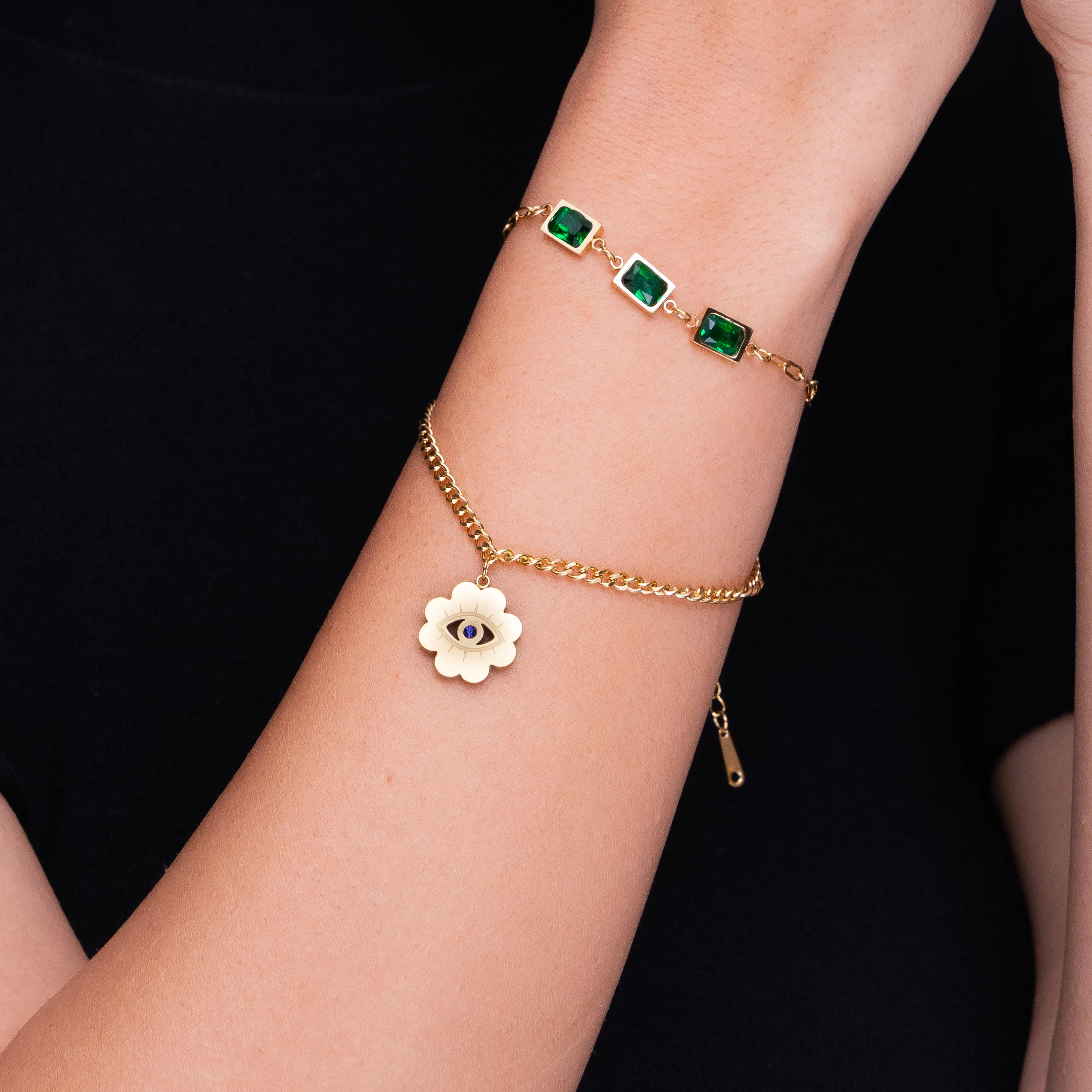 Maci Emerald Bracelet