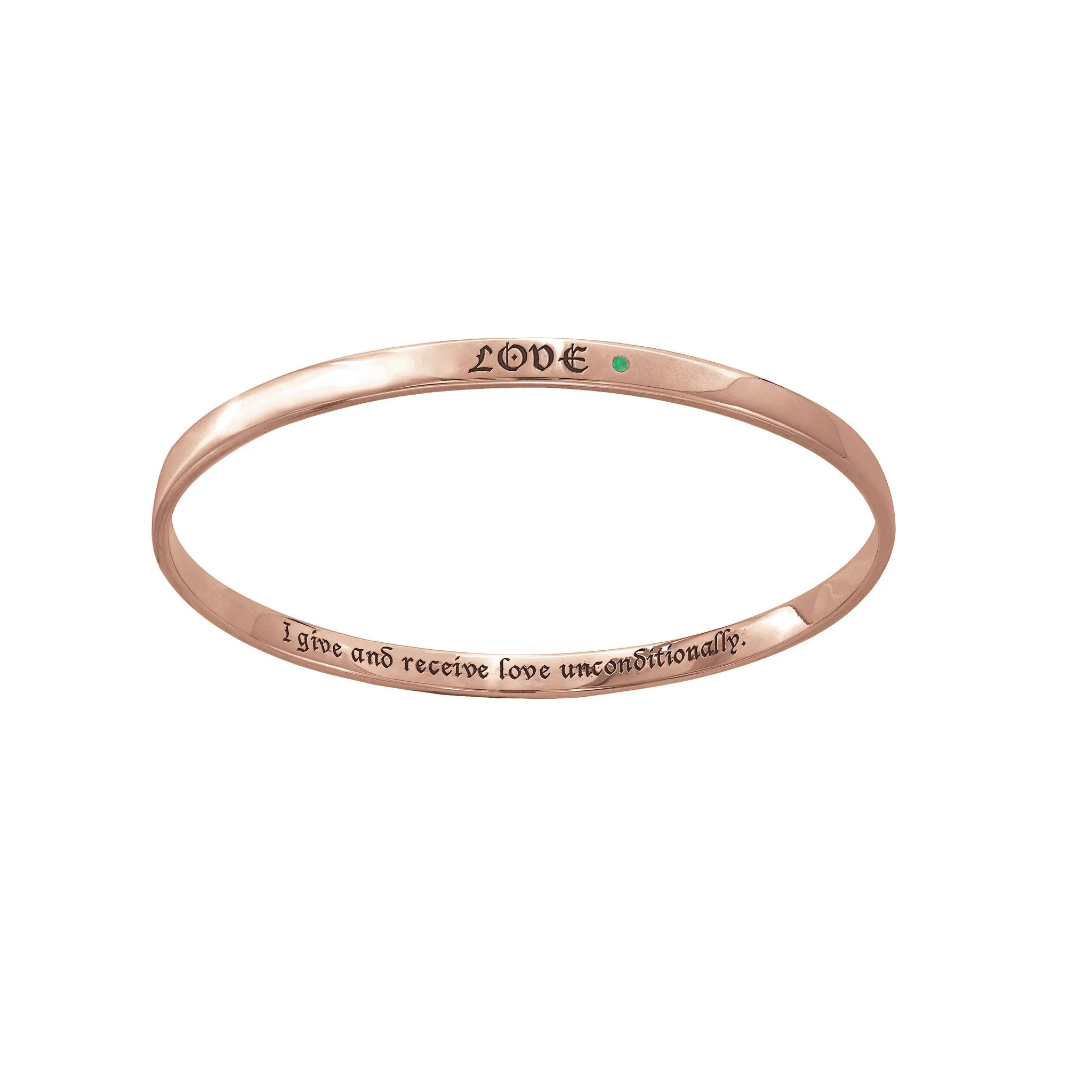 Mantra Bangle Bracelet