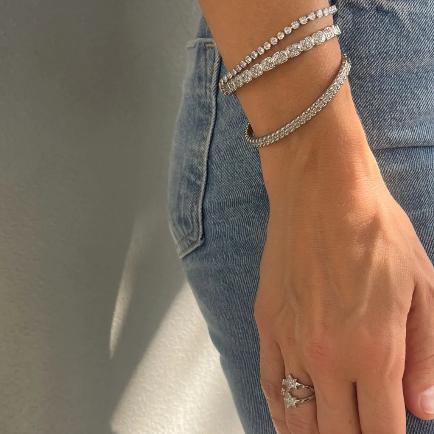 Mari Cuff Luxe | Silver