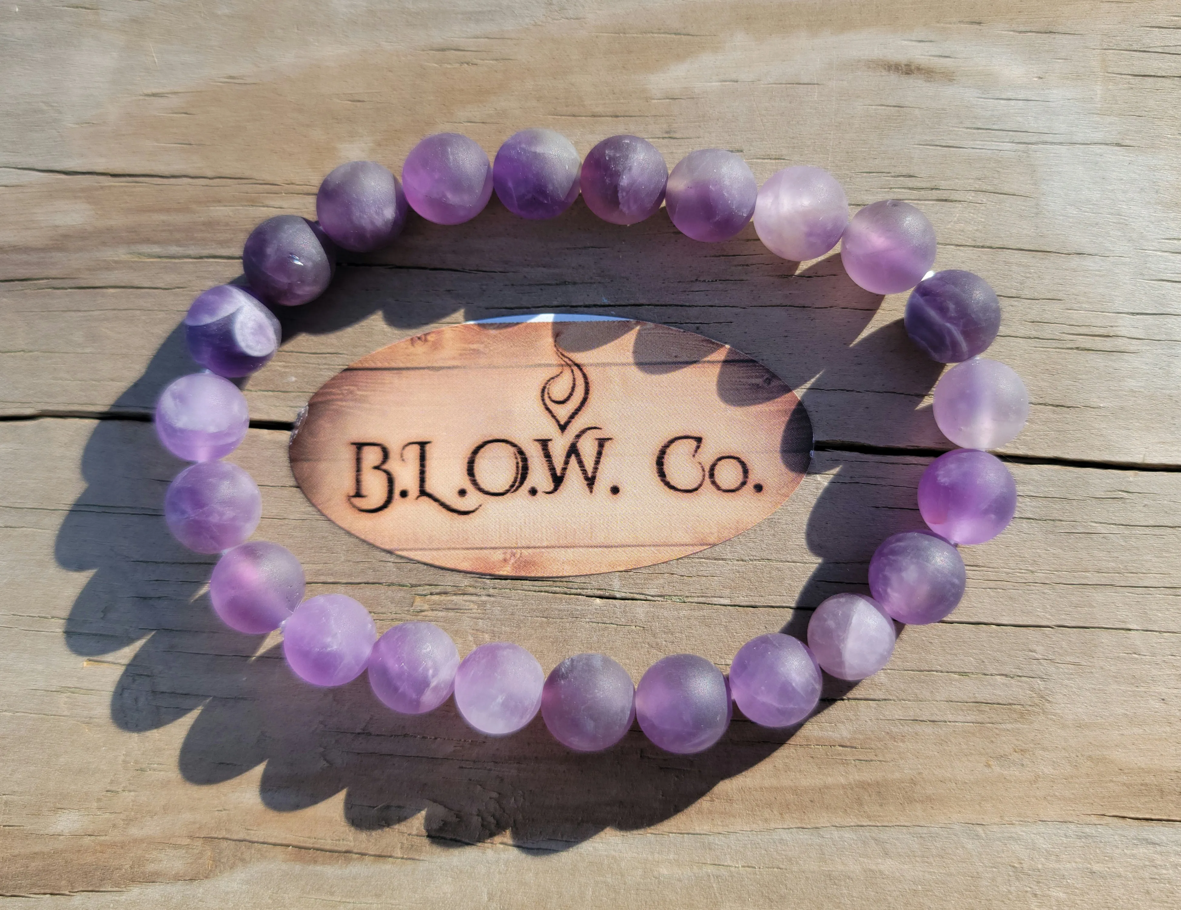 Matte Amethyst Bracelet