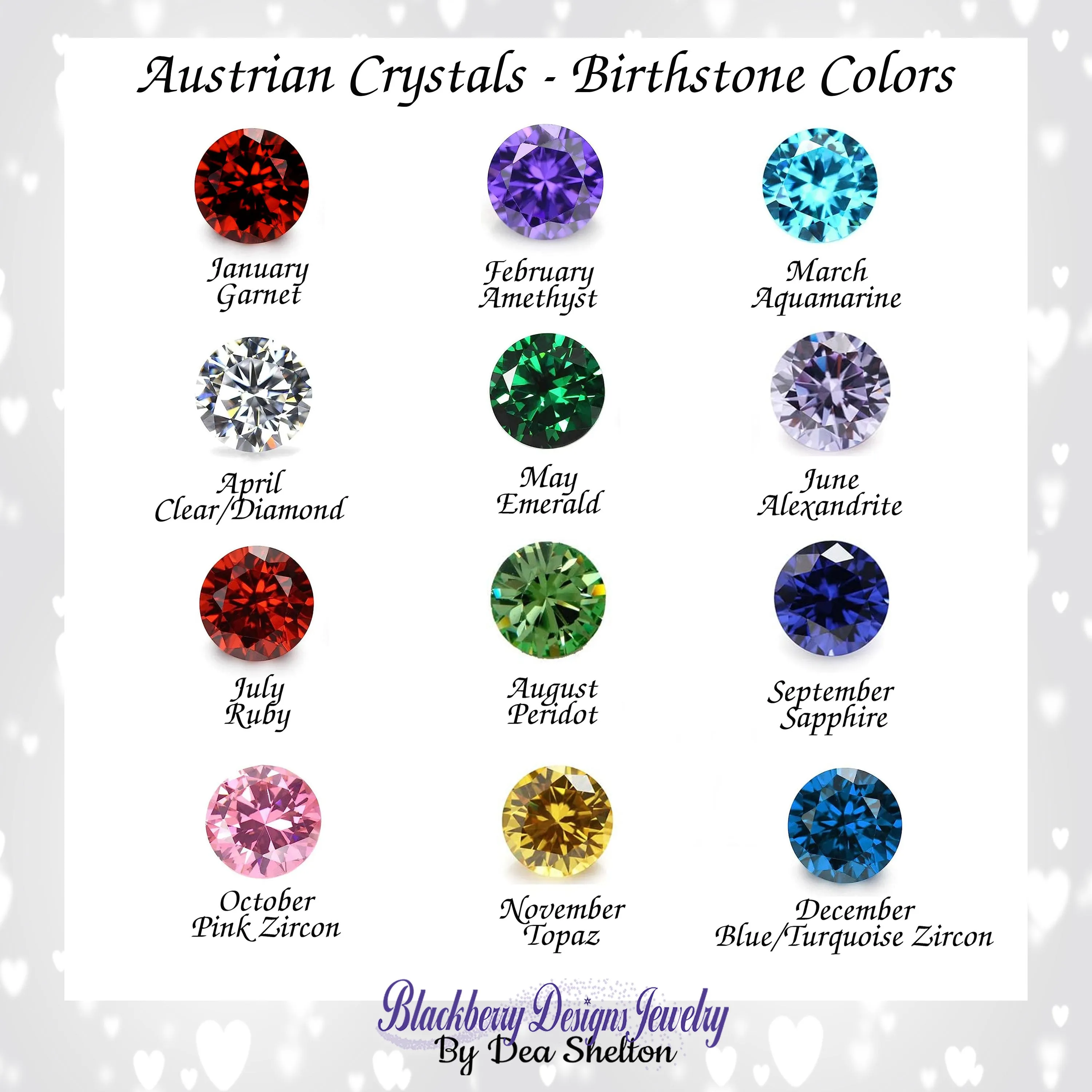 May Emerald Birthstone Bracelet Color Choice
