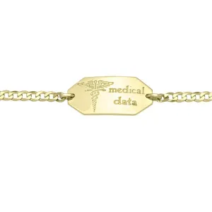 Medical Data Bracelet with Plate