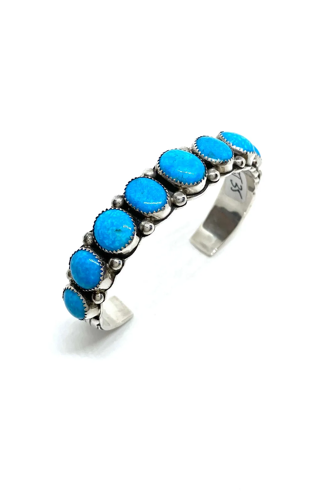 Men's Blue Turquoise Row Cuff