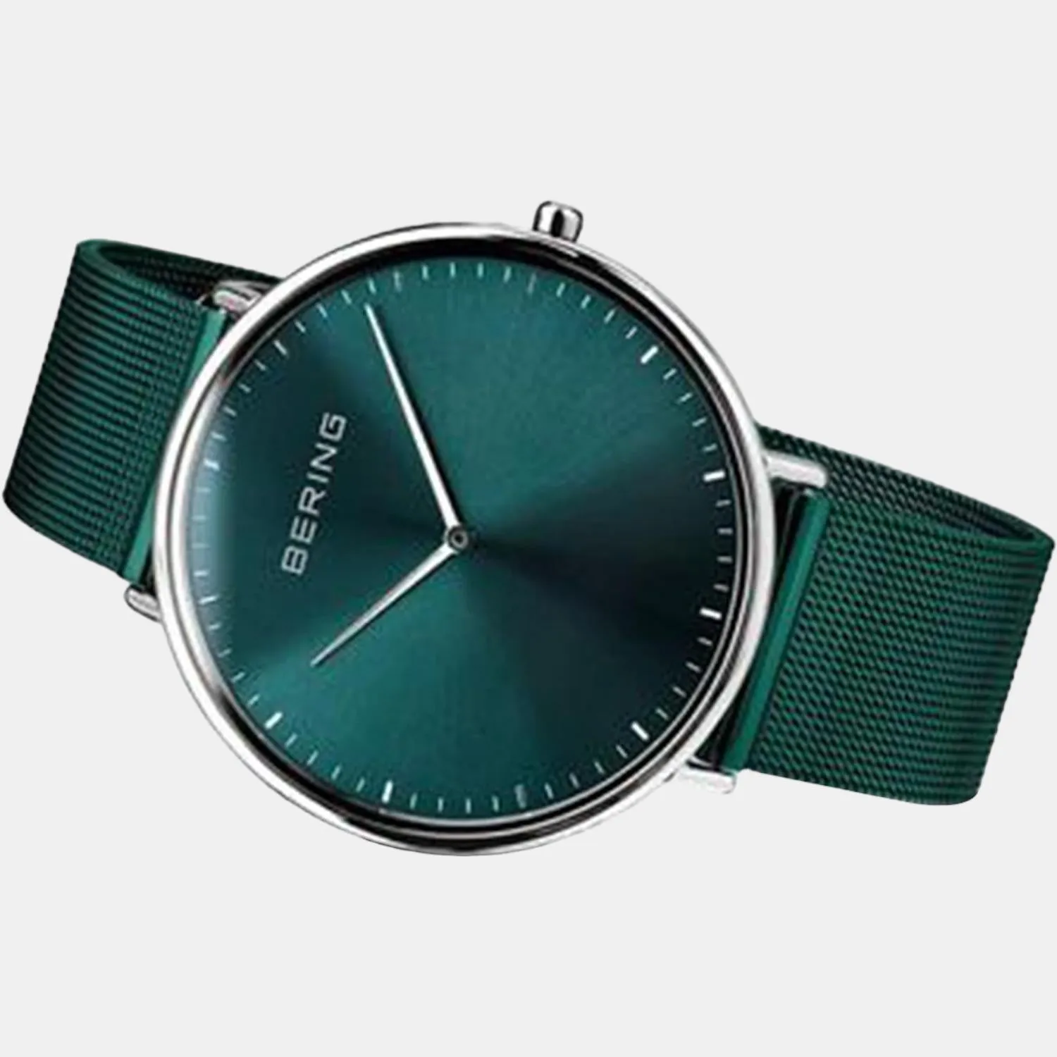 Men's Green Analog Stainless Steel Watch 15739-808
