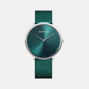 Men's Green Analog Stainless Steel Watch 15739-808