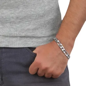 Mens Hand Bracelets - Silver - A
