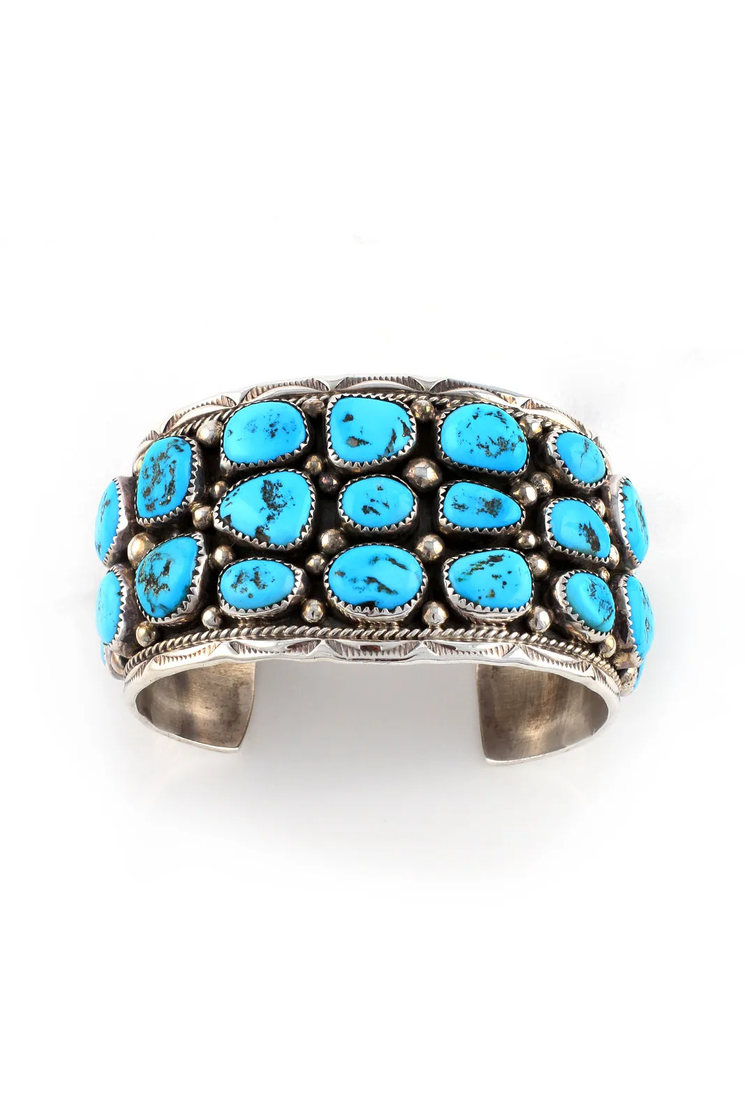 Men's Kingman Turquoise Row Cuff