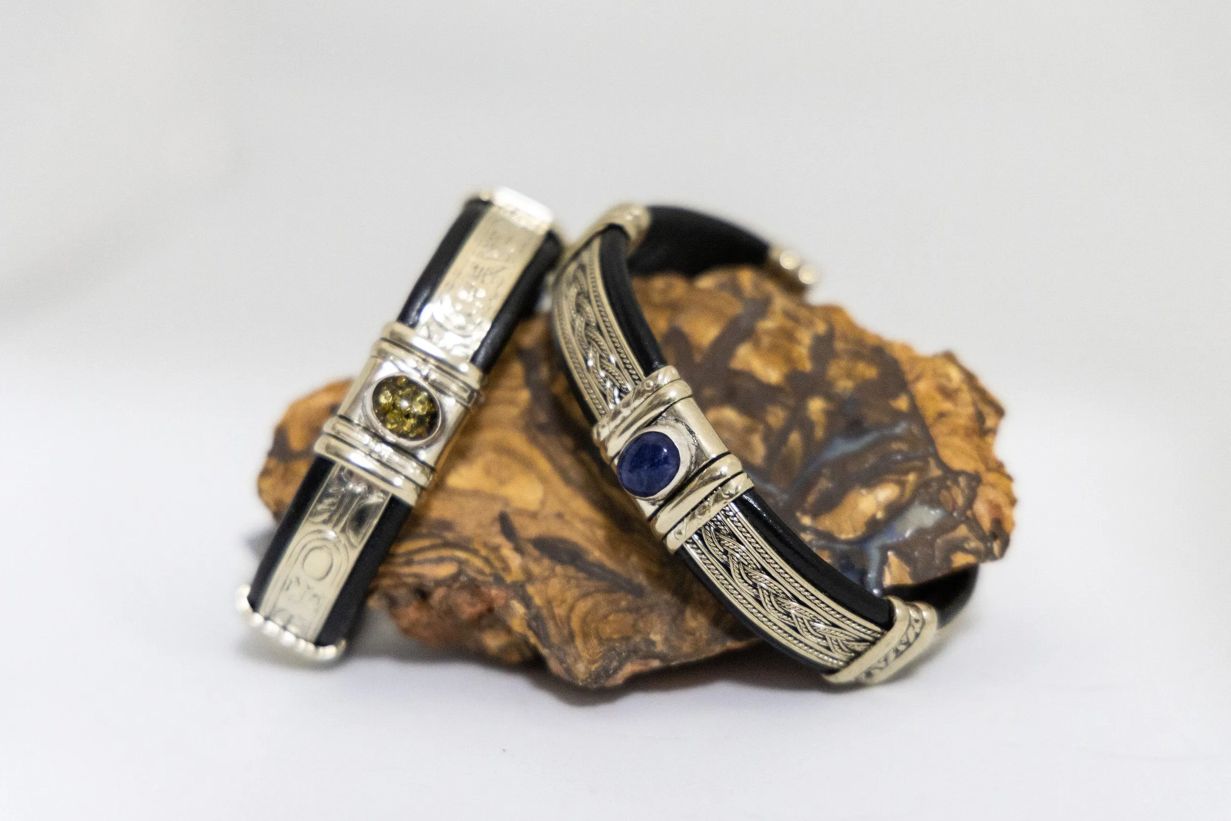 Mexican Amber Cuff Bracelet