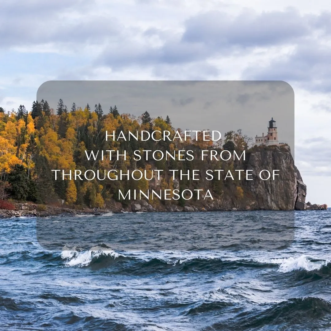 Minnesota Stones   Crystal Glass