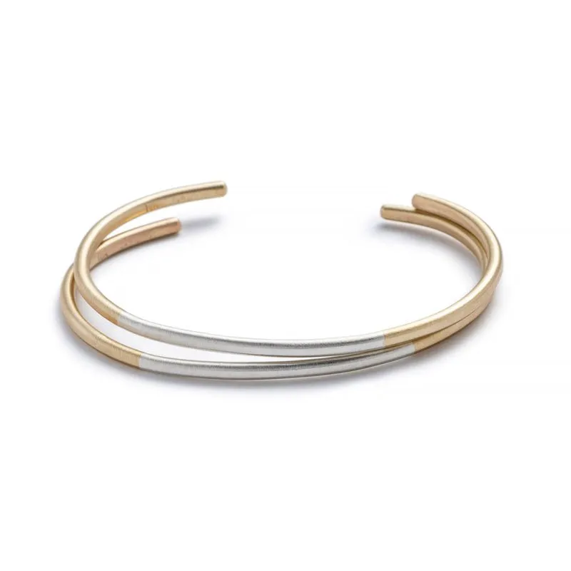 Modu Cuff Bracelet in 10k Gold
