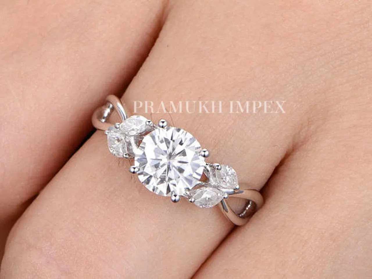 Moissanite engagement ring vintage yellow gold Unique promise engagement ring for women Marquise diamond wedding Bridal Anniversary gift