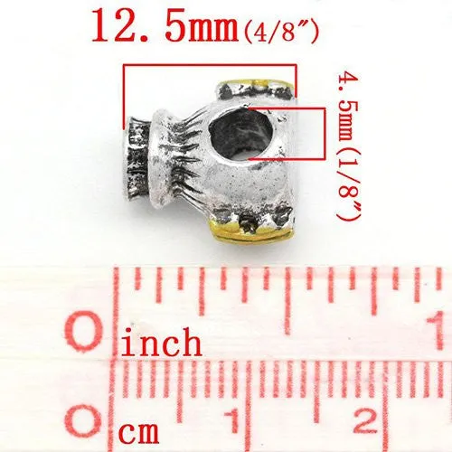 Money Bag/purse Bead Spacer for Snake Chain Charm Bracelet