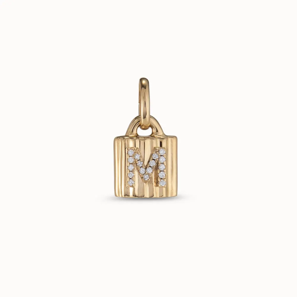 MYPADLOCK charms, gold