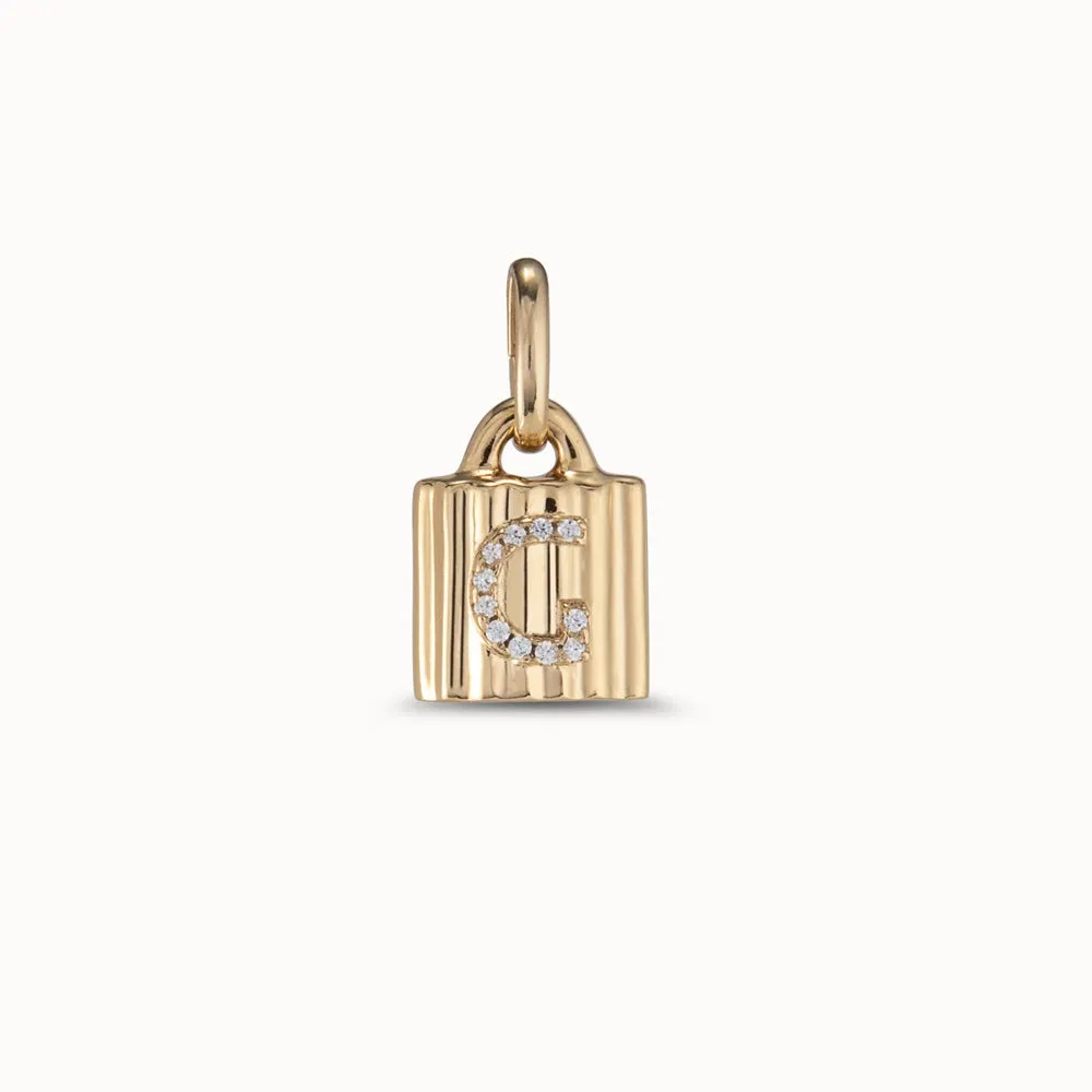 MYPADLOCK charms, gold
