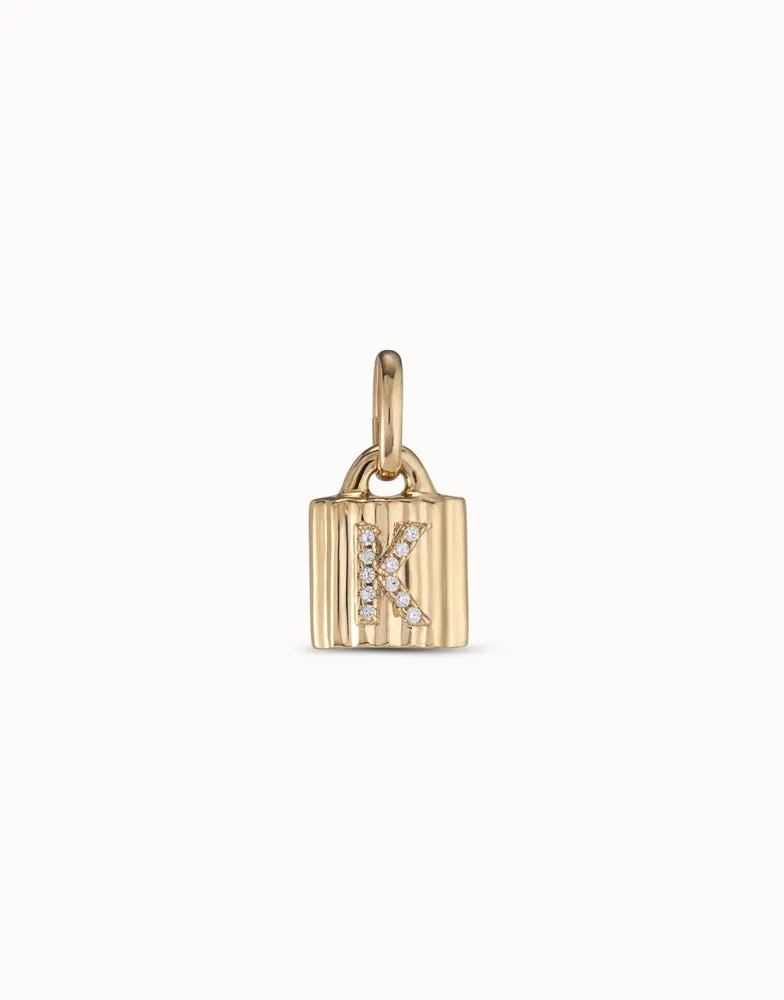 MYPADLOCK charms, gold