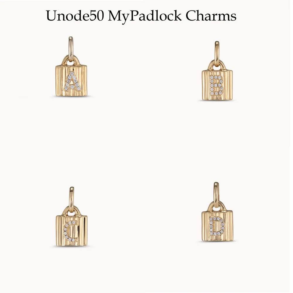 MYPADLOCK charms, gold