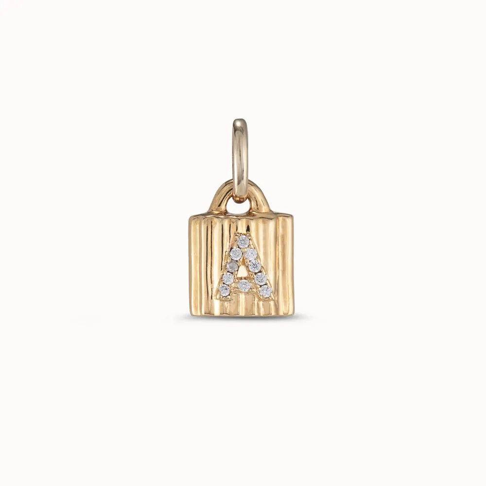 MYPADLOCK charms, gold