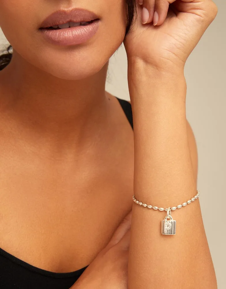 MYPADLOCK charms, silver