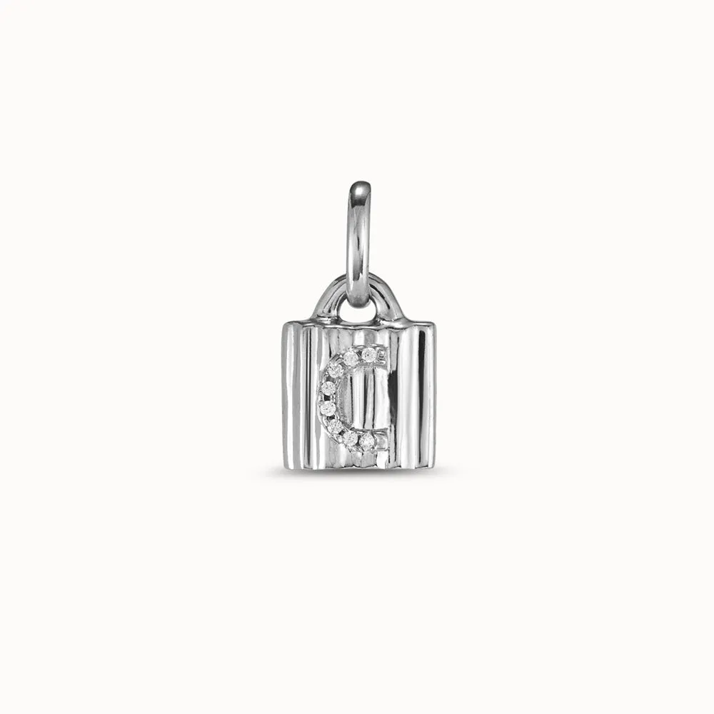 MYPADLOCK charms, silver