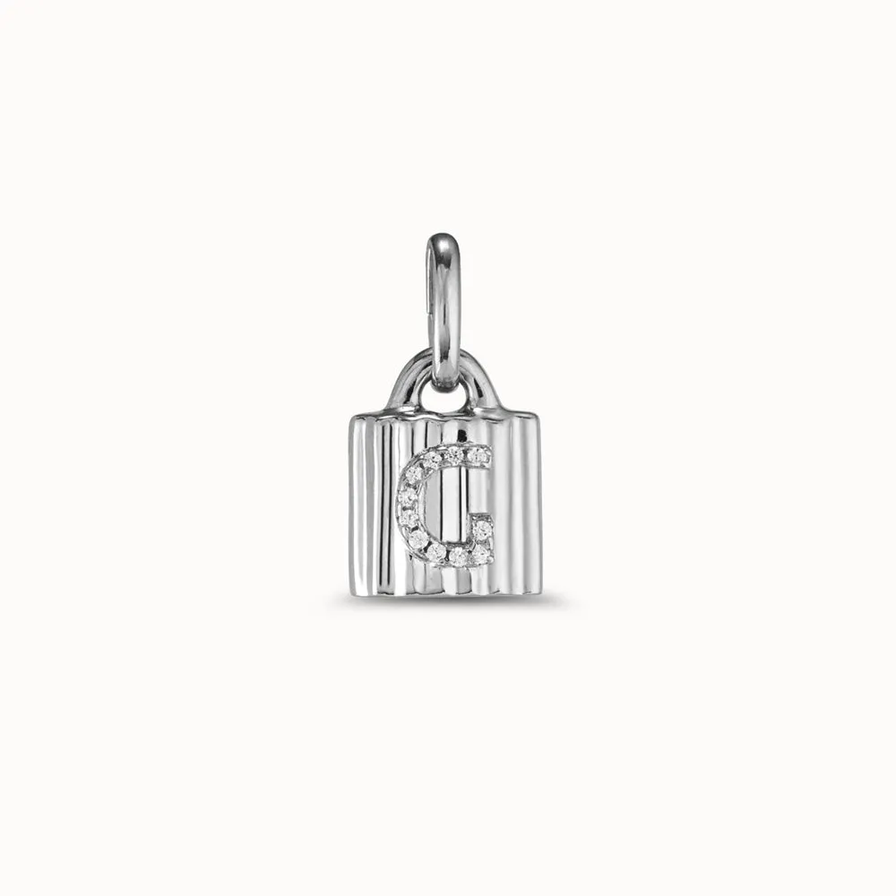 MYPADLOCK charms, silver