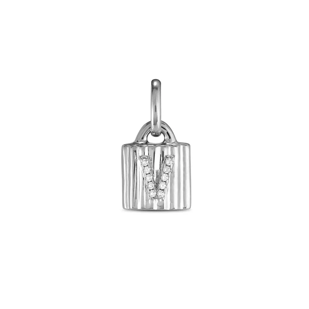 MYPADLOCK charms, silver