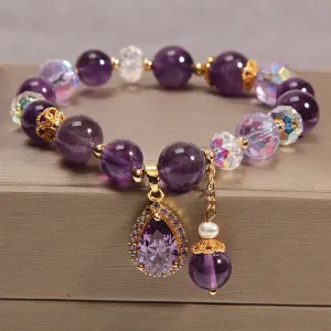 Natural Amethyst Bracelet