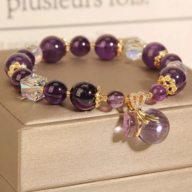 Natural Amethyst Bracelet