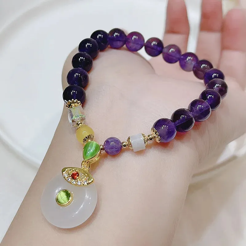 Natural Amethyst Bracelet