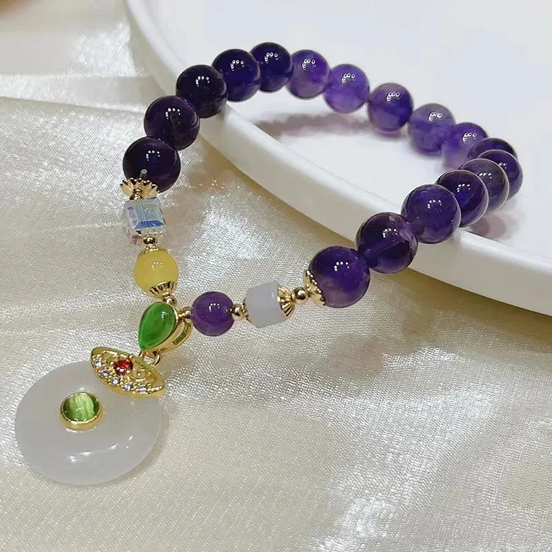 Natural Amethyst Bracelet